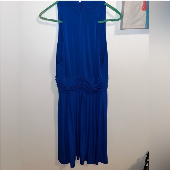 Calvin Klein Blue Sleeveless Dress- Size 8 super strechy - Picture 7 of 14